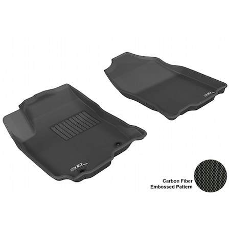 3D Maxpider TOYOTA RAV4 2013 KAGU BLACK R1 Floor Mat L1TY12711509